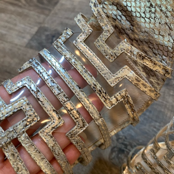 Adrianna Papell Emmanuelle Snakeskin High Heel - Picture 5 of 14